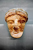 Agrigento - La valle dei templi. Museo Archeologico. Testa di telamone. 
